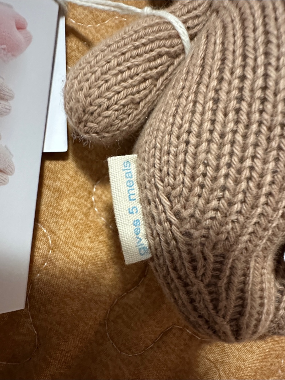 Plush Knit Deer Stuffed Animal - Brown - Picture 6 of 8